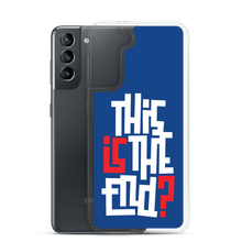 IS/THIS IS THE END? Navy Blue Reverse Samsung Phone Case