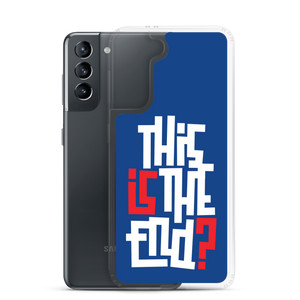 IS/THIS IS THE END? Navy Blue Reverse Samsung Phone Case