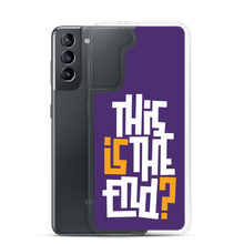 IS/THIS IS THE END? Purple Yellow Reverse Samsung Phone Case