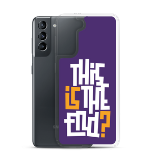 IS/THIS IS THE END? Purple Yellow Reverse Samsung Phone Case