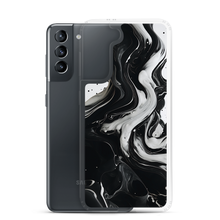 Black and White Fluid Samsung® Phone Case