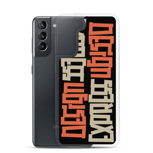 Design Express Typography Samsung Case