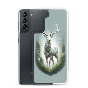 Green White Deer Samsung Case