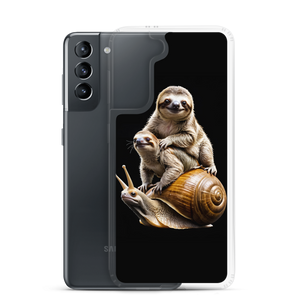 Sloth Riding A Snail Samsung Case