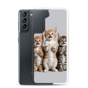 Funny Tripple Cats Samsung Case