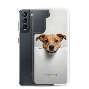 Smile Dog Peep Samsung Case