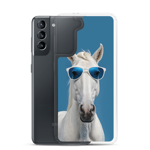 Cool Blue Horse Samsung Case