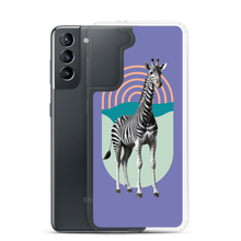 Giraffe Zebra Purple Samsung Case