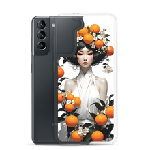 Oriental Lady with Orange Fruits Samsung Case