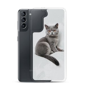 Relaxing British Shorthair Cat Samsung Case