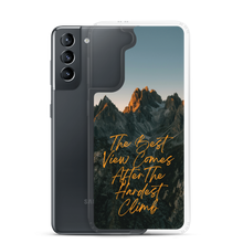 The Best View Comes Samsung Case