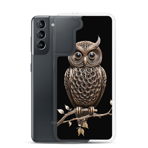 Owl Copper Art Samsung Case