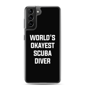 World's Okayest Scuba Diver Clear Case for Samsung®