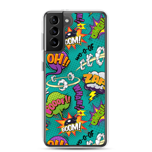 Comic Text Pattern Samsung Case