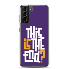 IS/THIS IS THE END? Purple Yellow Reverse Samsung Phone Case