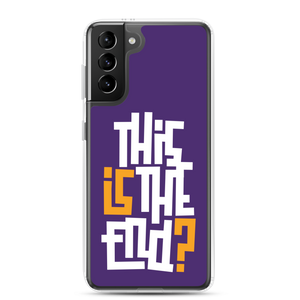 IS/THIS IS THE END? Purple Yellow Reverse Samsung Phone Case