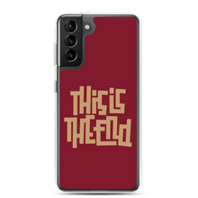 THIS IS THE END? Burgundy Samsung Phone Case