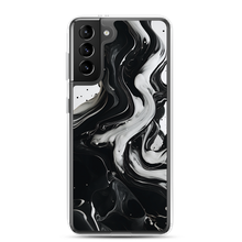 Black and White Fluid Samsung® Phone Case