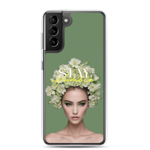 Stay Humble Female Flower Art Samsung® Phone Case