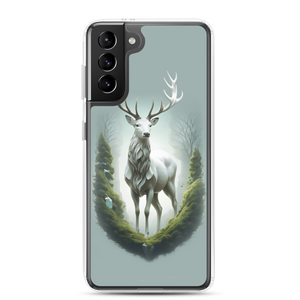 Green White Deer Samsung Case