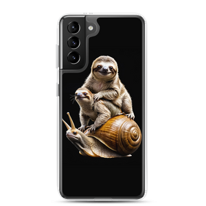 Sloth Riding A Snail Samsung Case