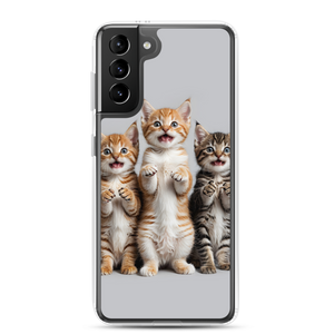 Funny Tripple Cats Samsung Case