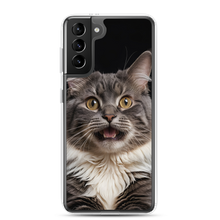 Shocked Cat Face Samsung Case