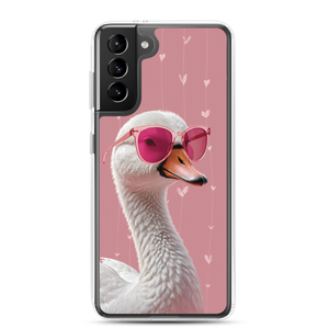 Cute Pink Swan Samsung Case