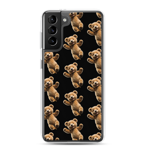 Happy Teddy Bear Pattern Samsung Case