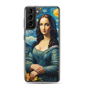 Monalisa Painting in Van Gogh Style Samsung Case