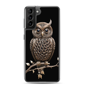 Owl Copper Art Samsung Case