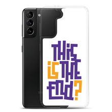 IS/THIS IS THE END? Purple Yellow Samsung Phone Case