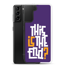 IS/THIS IS THE END? Purple Yellow Reverse Samsung Phone Case