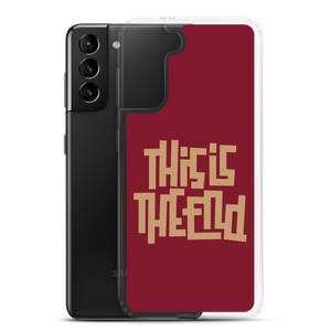 THIS IS THE END? Burgundy Samsung Phone Case