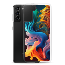 Colorful Swirl Background Samsung® Phone Case