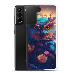 Colorful Owl Art Samsung® Phone Case