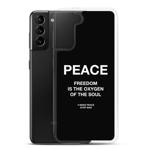 Freedom is the oxygen of the soul Samsung® Phone Case