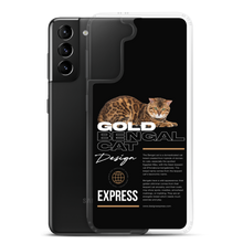 Gold Bengal Cat Samsung Case