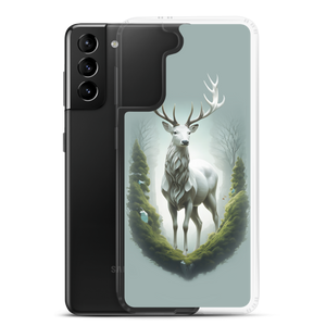 Green White Deer Samsung Case