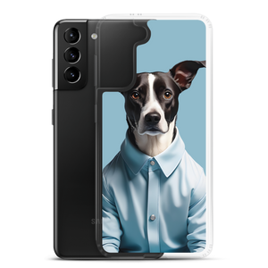 Sad Dog Blue Samsung Case