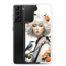 Oriental Lady with Orange and Bird Samsung Case