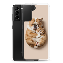 Cute Baby Cat and Dog Sleep Samsung Case