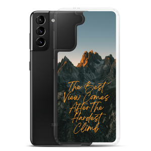 The Best View Comes Samsung Case