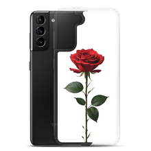 Red Rose on White Samsung Case