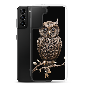 Owl Copper Art Samsung Case