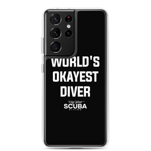 World's Okayest Diver Clear Case for Samsung®