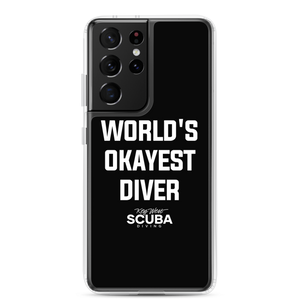 World's Okayest Diver Clear Case for Samsung®