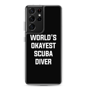 World's Okayest Scuba Diver Clear Case for Samsung®