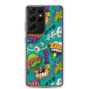 Comic Text Pattern Samsung Case