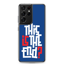 IS/THIS IS THE END? Navy Blue Reverse Samsung Phone Case